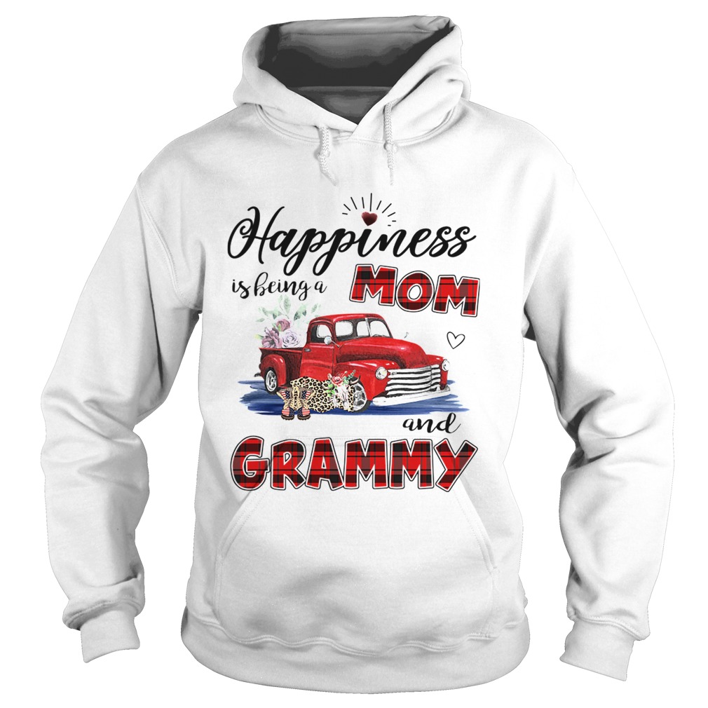 Happiness Is Being A Mom And Grammy Car Flower TShirt Hoodie