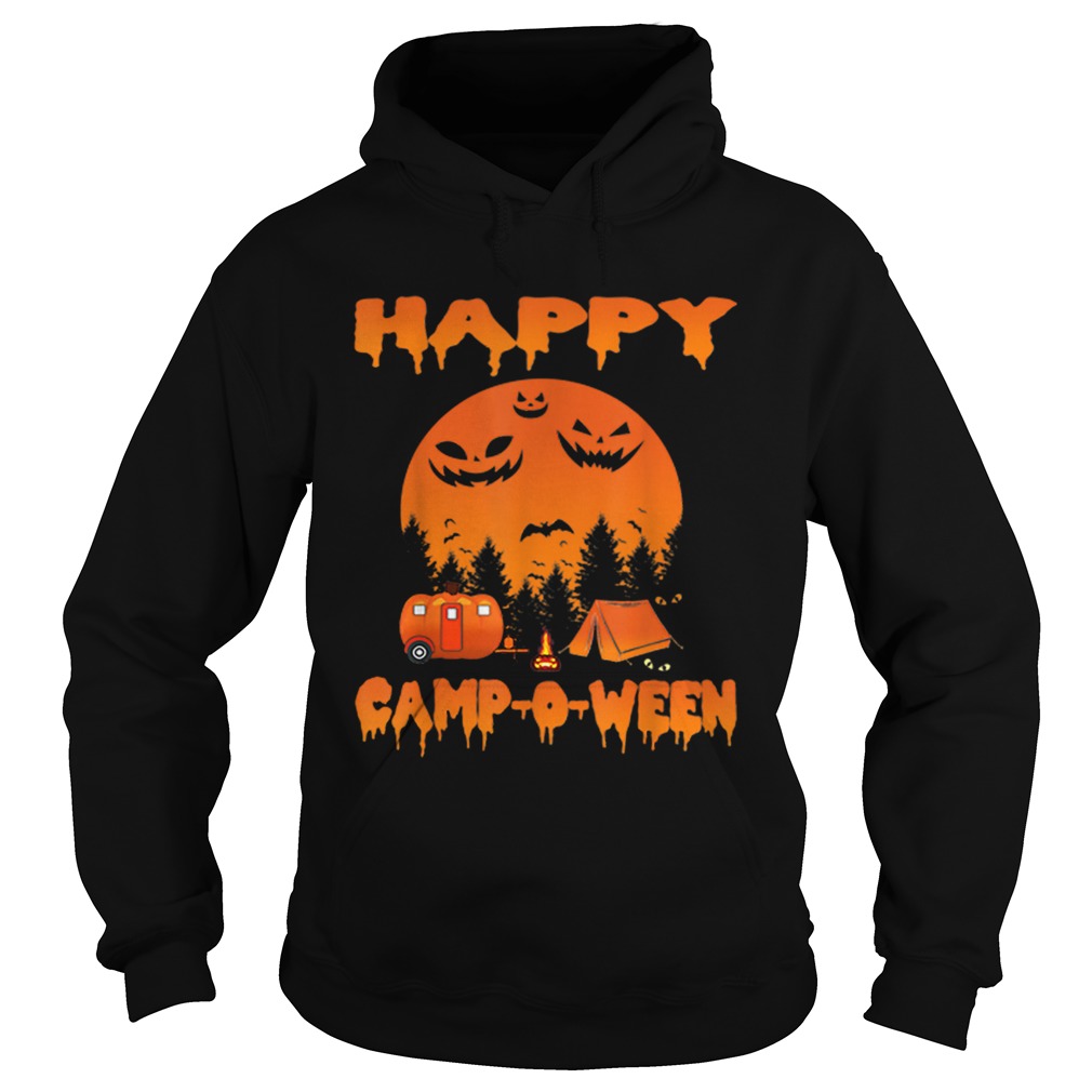 Happy CampOWeen Funny Camping Halloween for Women Hoodie