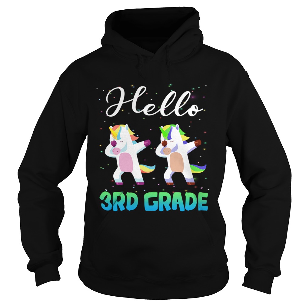 Happy First Day School Hello 3rd Grade TShirt Hoodie