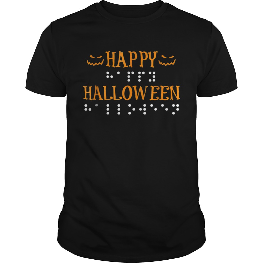 Happy Halloween Braille Dots shirt