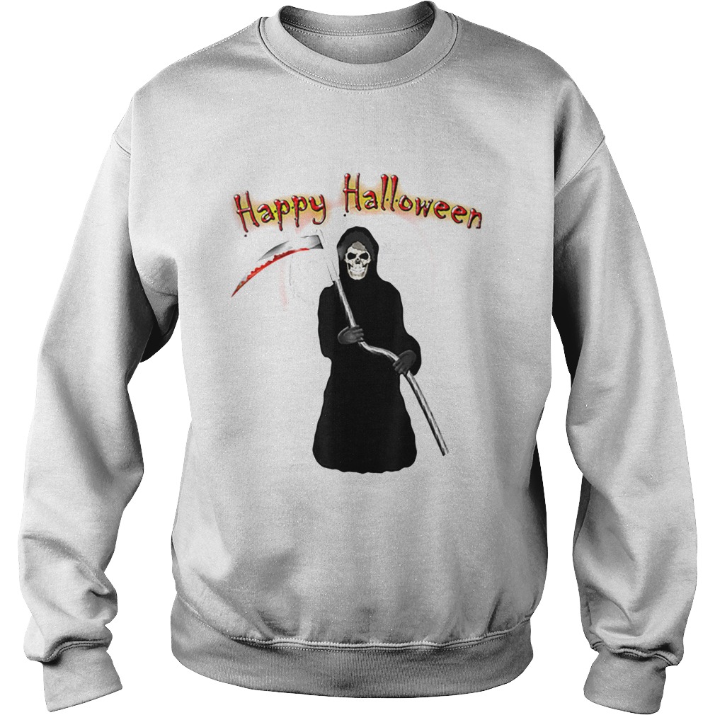 Happy Halloween Grim Reaper Sweatshirt