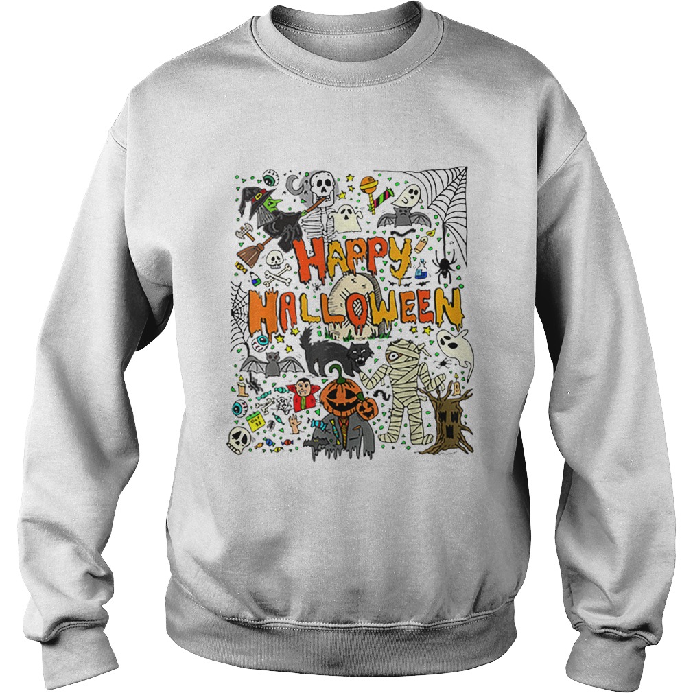 Happy Halloween Scary Retro Sweatshirt