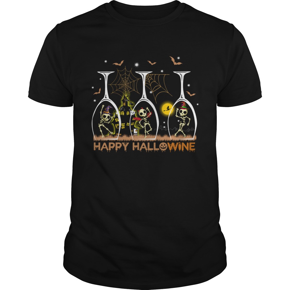 Happy Hallowine Funny WineTShirt