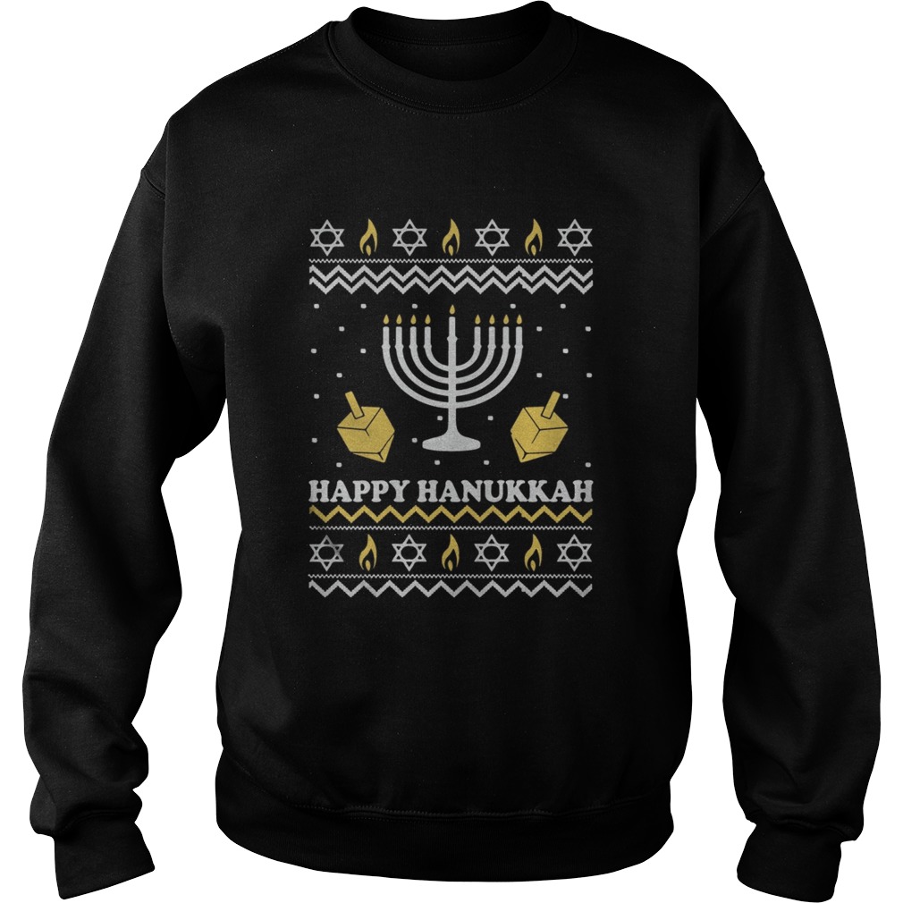 Happy Hanukkah Christmas Shirt Sweatshirt