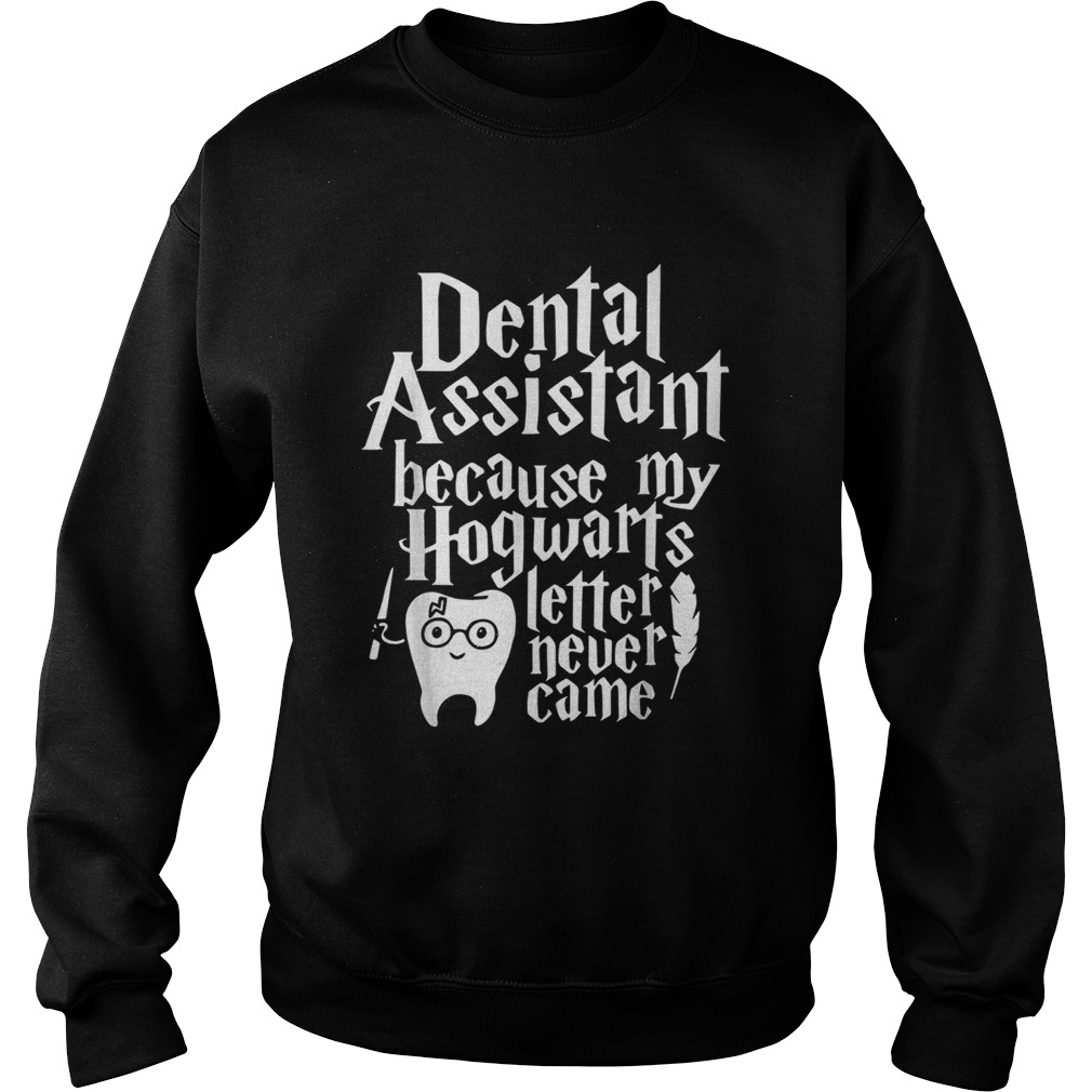 Harry Potter Dental assistant because my Hogwarts letter never came Sweatshirt