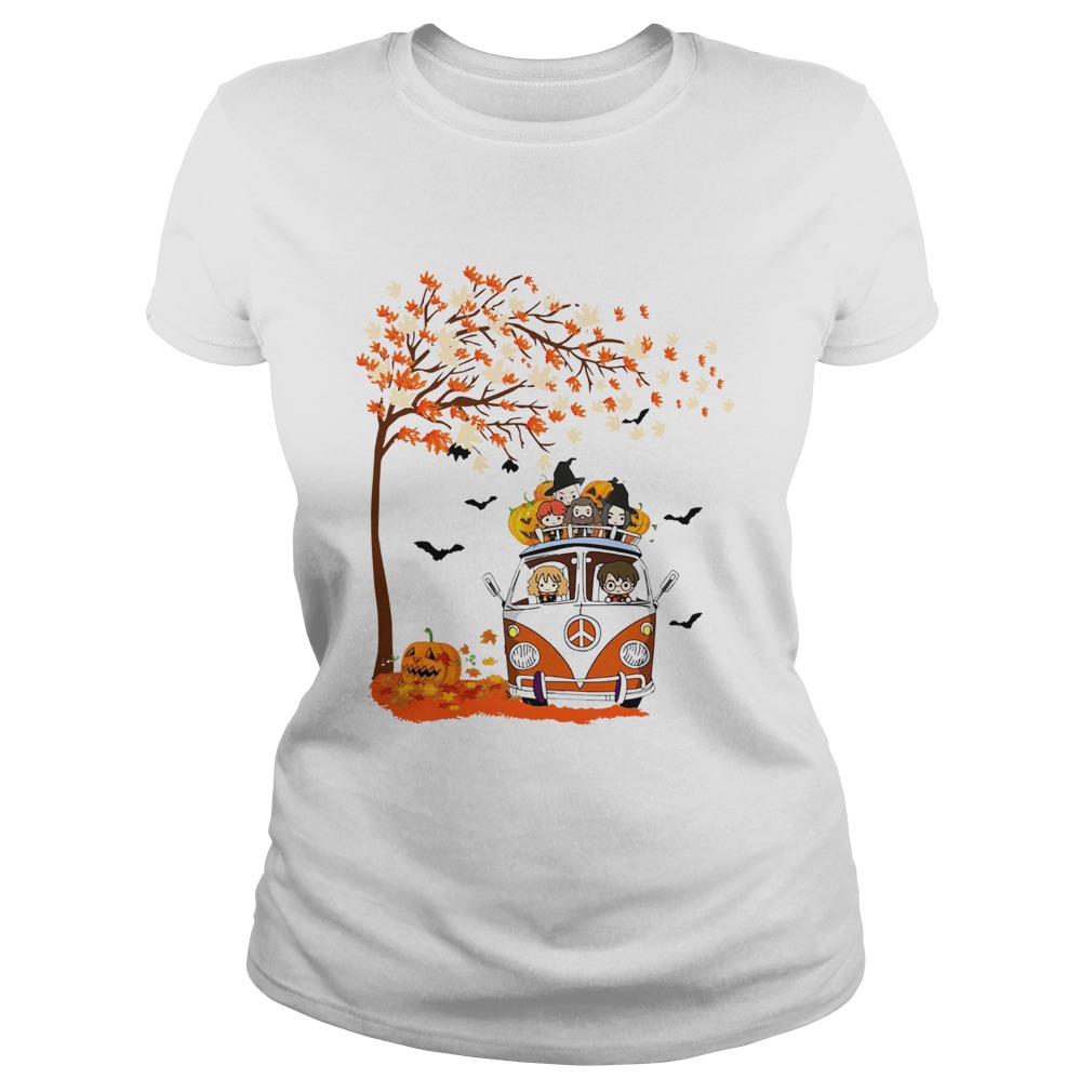 Harry Potter driving car autumn Halloween Classic Ladies