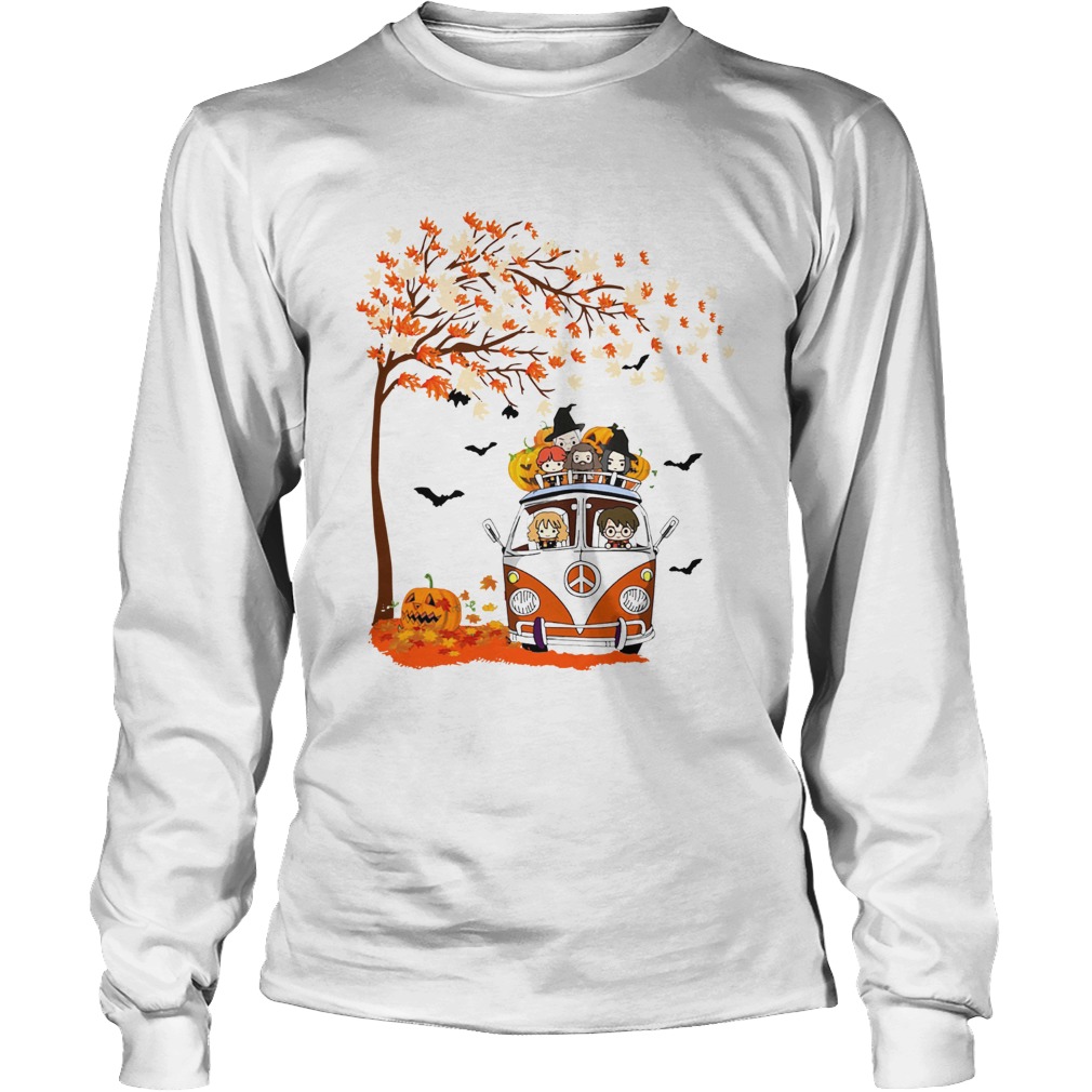 Harry Potter driving car autumn Halloween LongSleeve