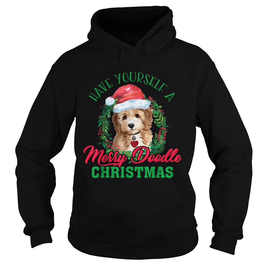 Have Yourself A Merry Doodle Christmas Goldendoodle Dog Love TShirt Hoodie