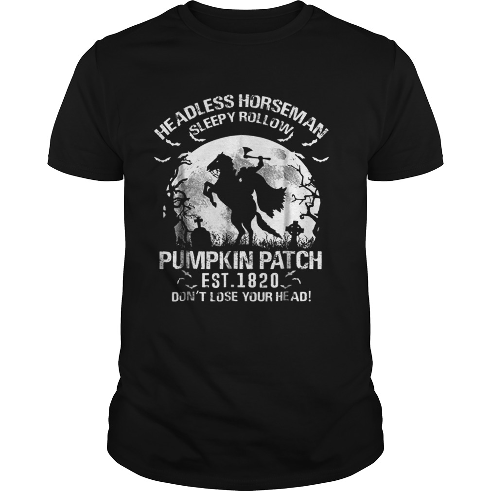 Headless Horseman Halloween Pumpkin Ale 2018 shirt