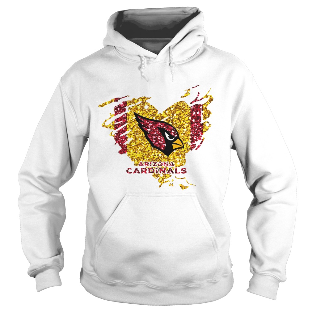 Heart Diamond Arizona Cardinals Shirt Hoodie