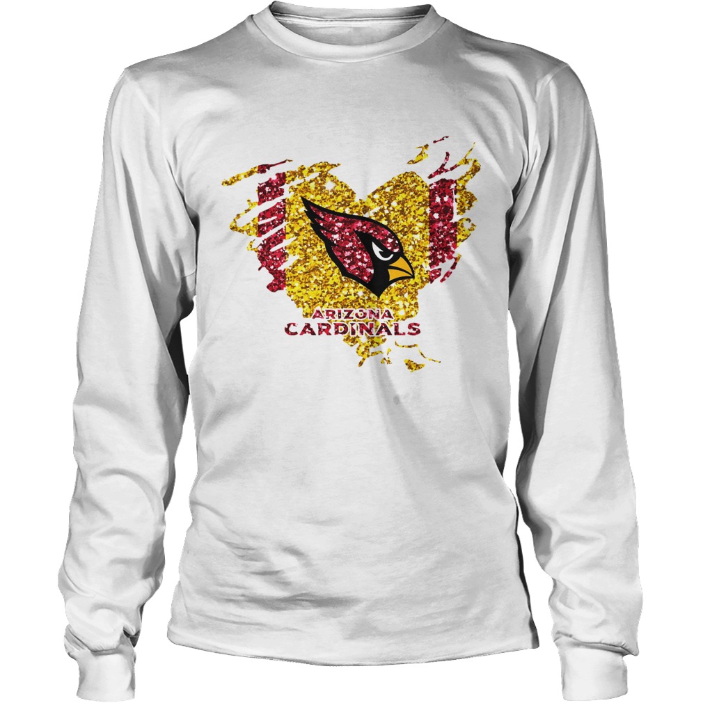 Heart Diamond Arizona Cardinals Shirt LongSleeve