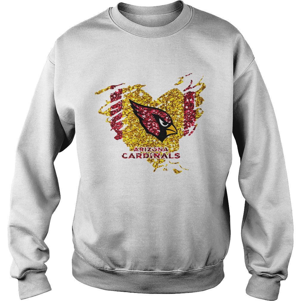 Heart Diamond Arizona Cardinals Shirt Sweatshirt