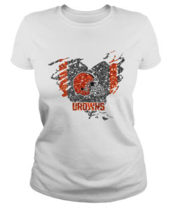 Heart Diamond Cleveland Browns  Classic Ladies