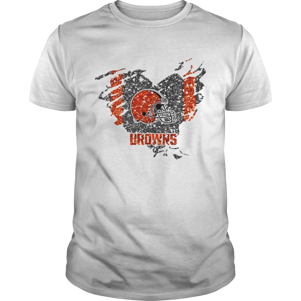 Heart Diamond Cleveland Browns shirt