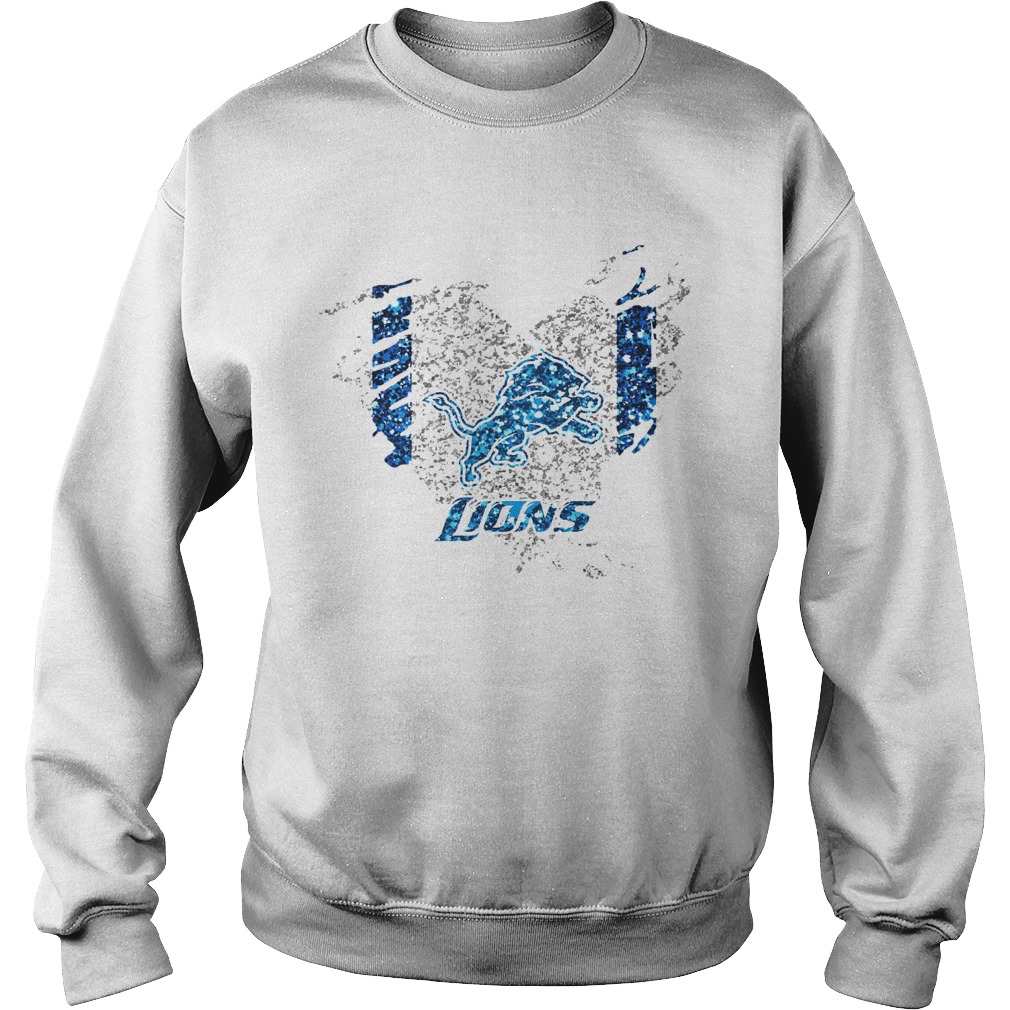 Heart Diamond Detroit Lions Shirt Sweatshirt