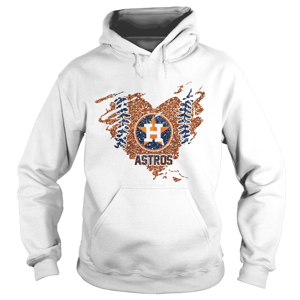 Heart Diamond Houston Astros Hoodie