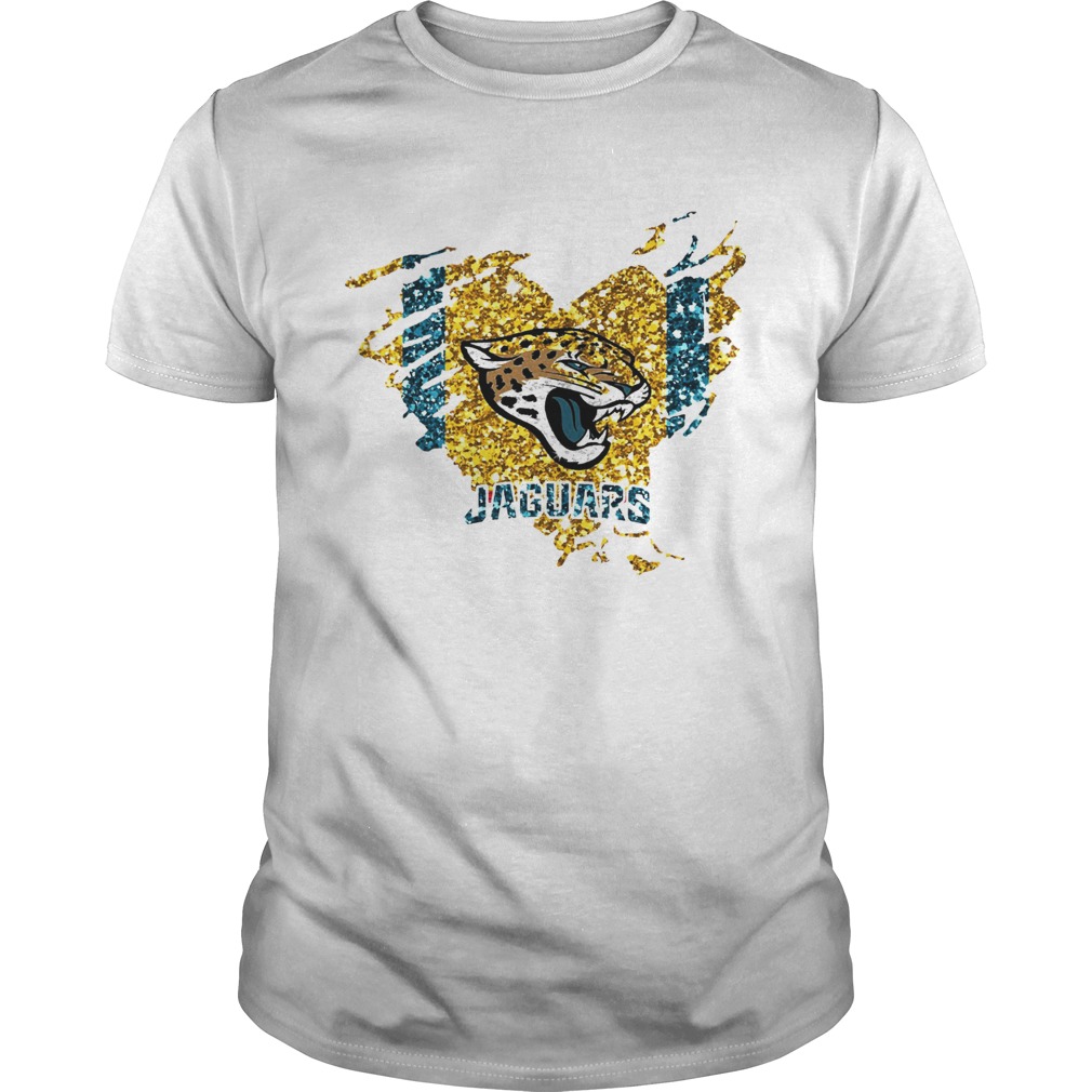 Heart Diamond Jacksonville Jaguars Shirt