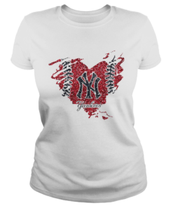 Heart Diamond New York Yankees  Classic Ladies