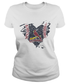 Heart Diamond St Louis Cardinals  Classic Ladies