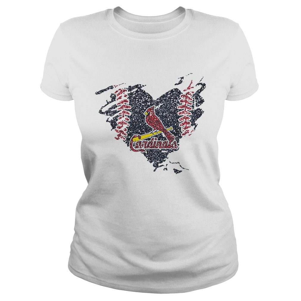 Heart Diamond St Louis Cardinals Classic Ladies