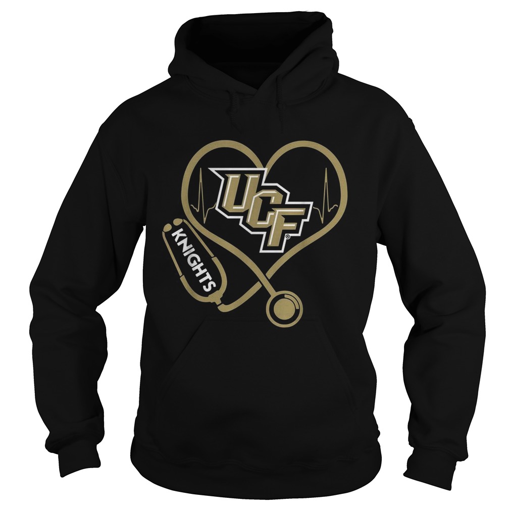 Heartbeat Nurse love UCF Knights Hoodie