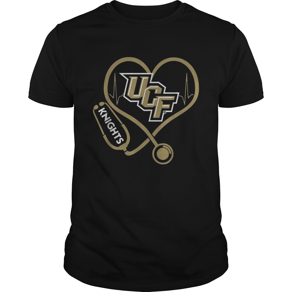 Heartbeat Nurse love UCF Knights shirt