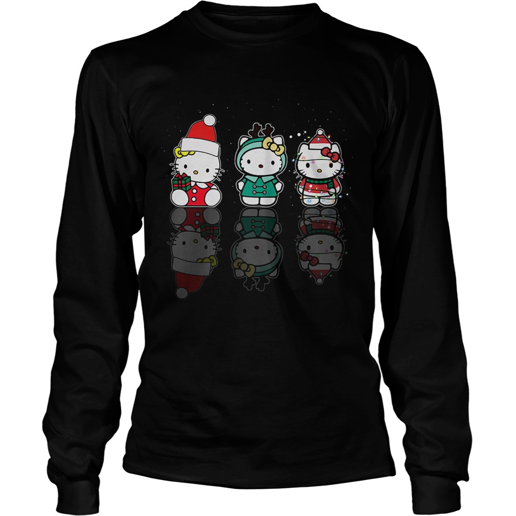 Hello Kitty Christmas Reflection Mirror Water Shirt LongSleeve