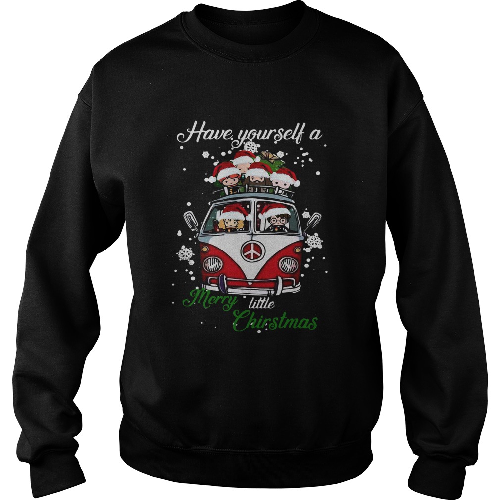 Hippie Harry Potter have yourself a merry little christmas t Sweatshirt