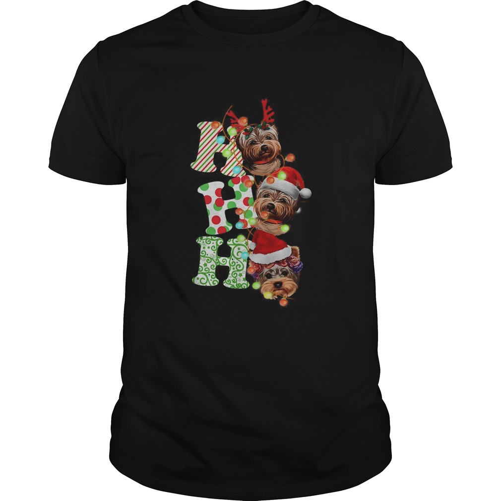 Ho Ho Ho Shih Tzu Christmas shirt