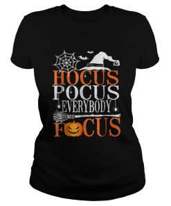 Hocus Pocus Everybody Focus Funny Halloween Costume  Classic Ladies