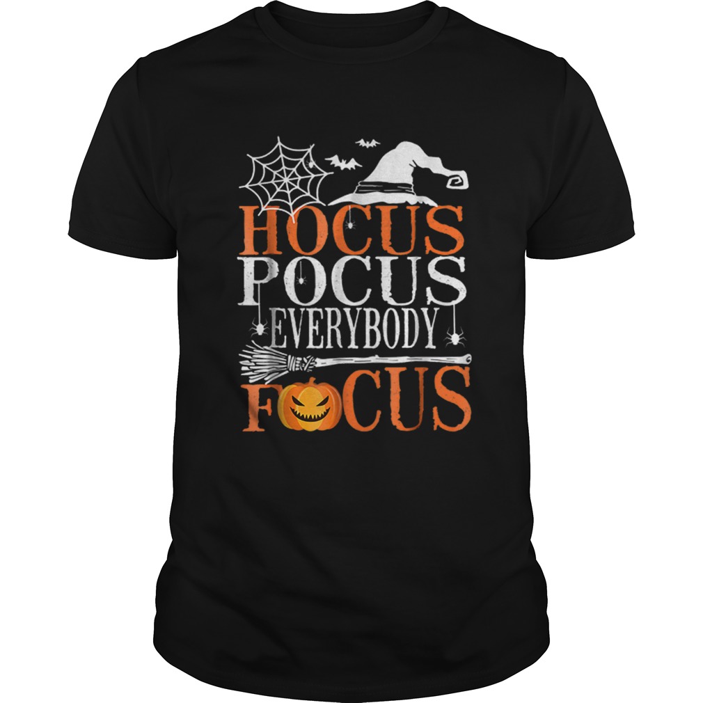 Hocus Pocus Everybody Focus Funny Halloween Costume shirt