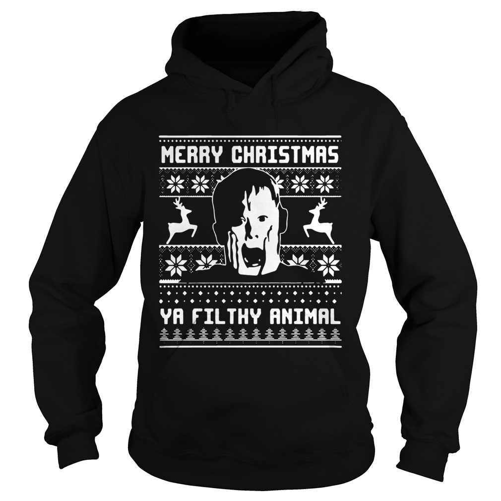 Home Alone Merry Christmas Ya Filthy animal ugly Christmas Hoodie