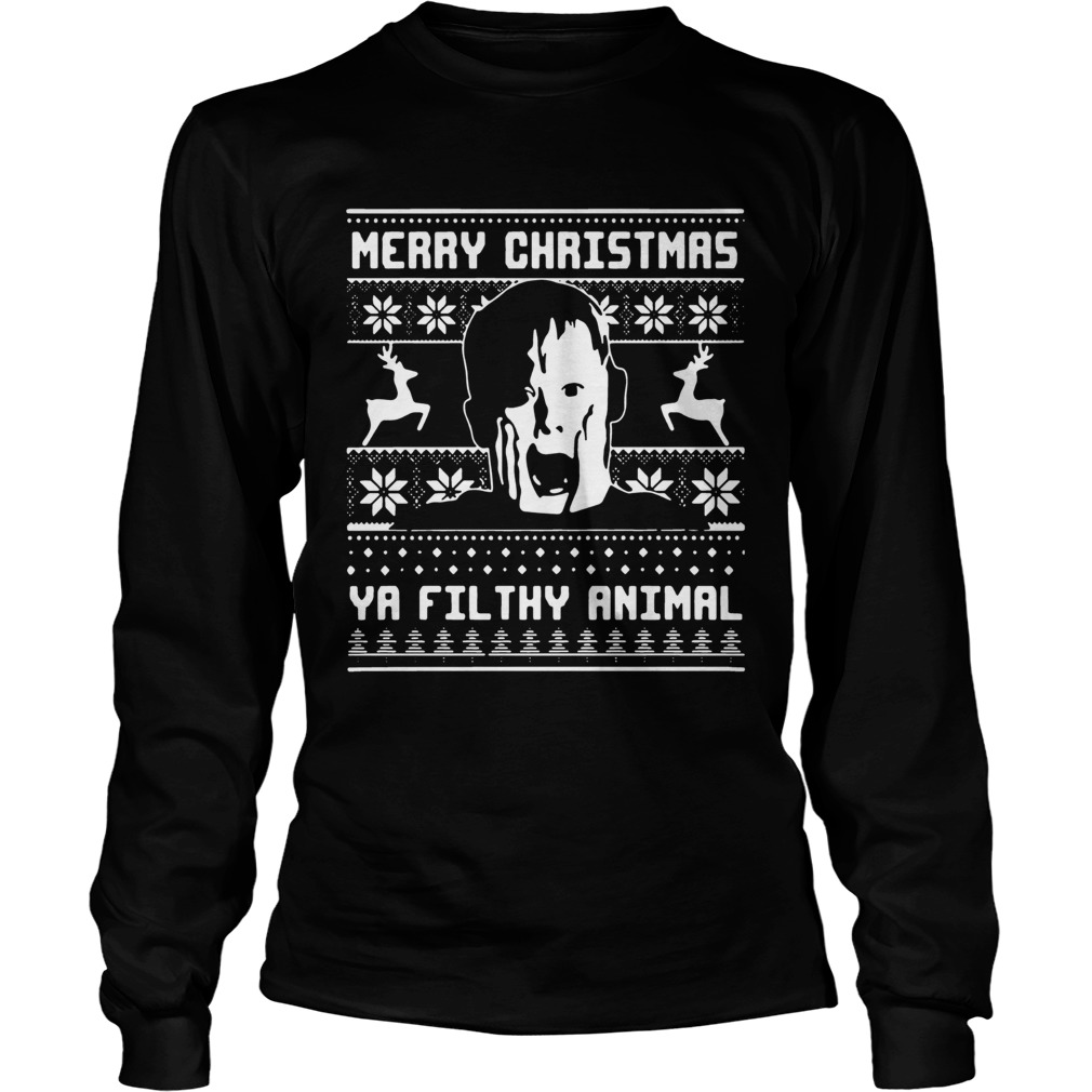 Home Alone Merry Christmas Ya Filthy animal ugly Christmas LongSleeve