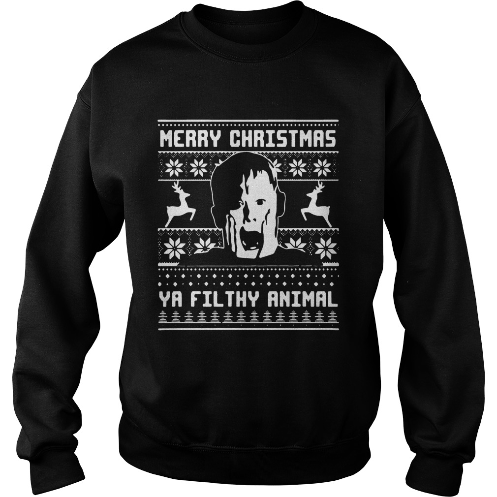 Home Alone Merry Christmas Ya Filthy animal ugly Christmas Sweatshirt