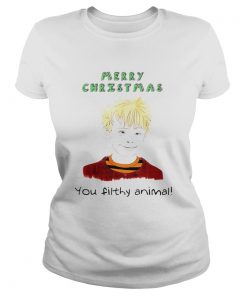 Home Alone You Filthy Animal Christmas Shirt Classic Ladies