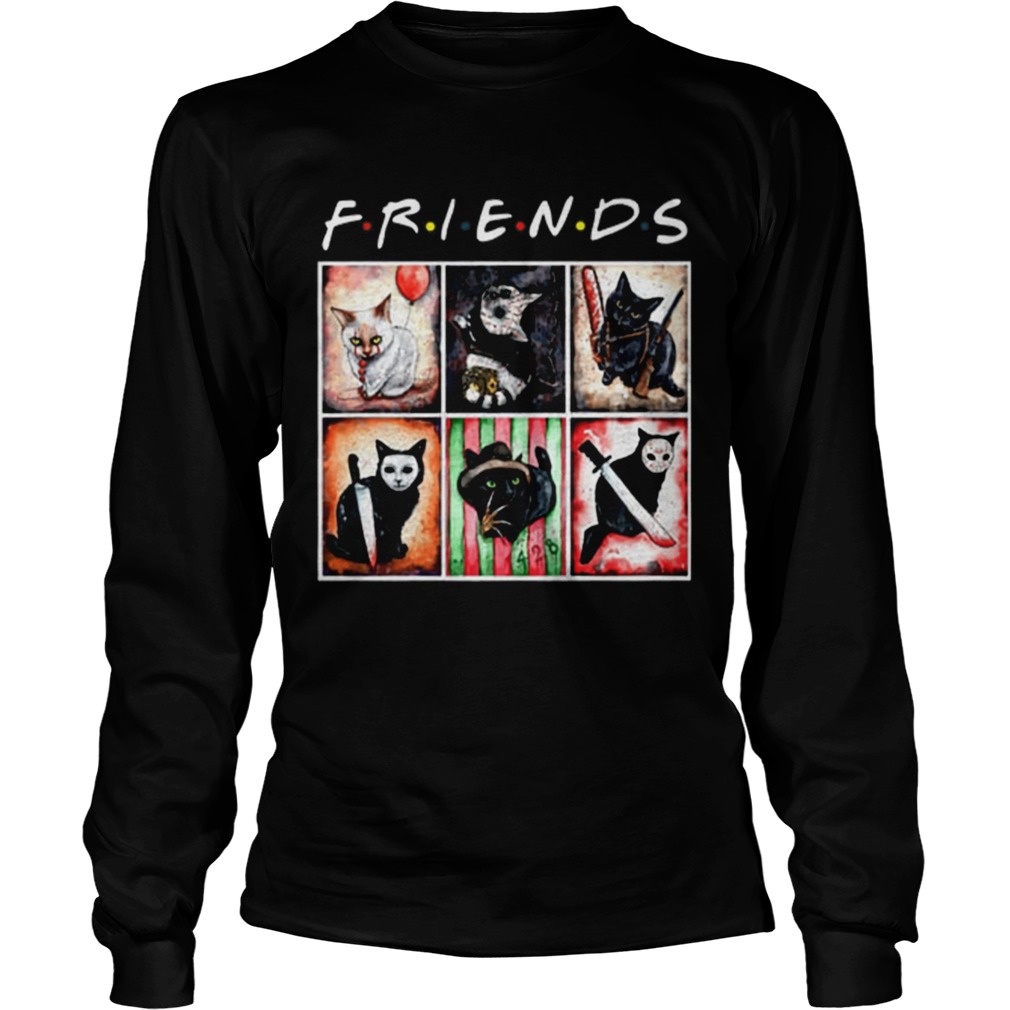 Horror characters cat version Friends LongSleeve