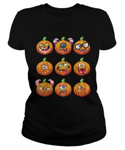 Hot Pumpkin Face Emoticon Halloween Costume for Kids  Classic Ladies