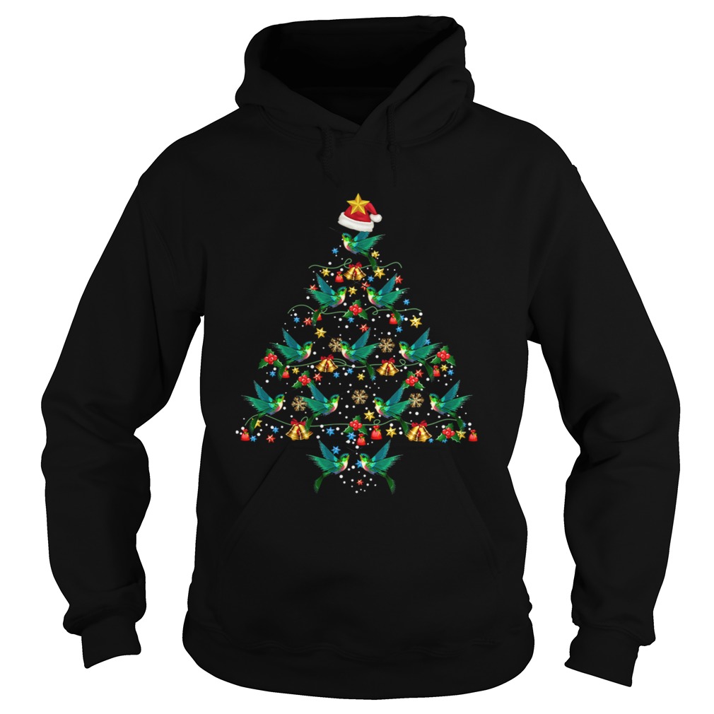 Hummingbirds Christmas Tree Awesome Gift TShirt Hoodie