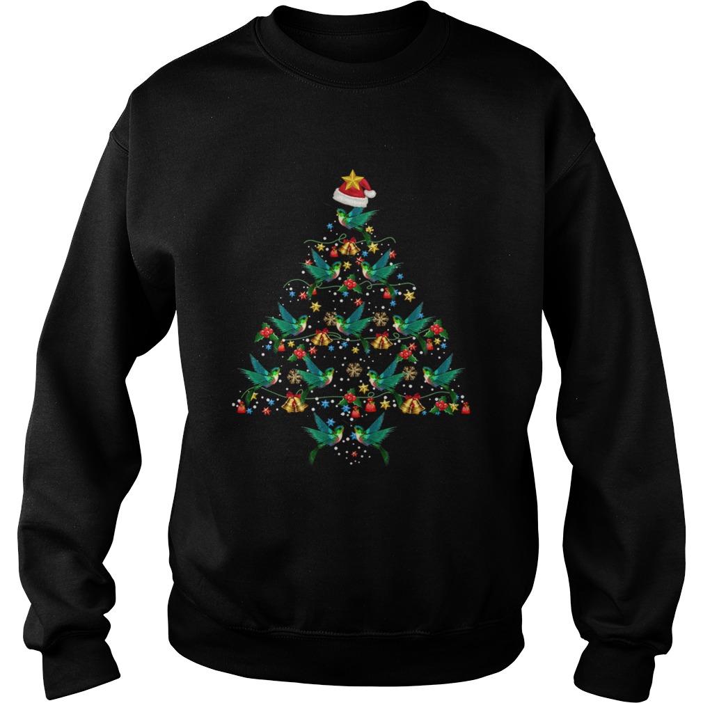 Hummingbirds Christmas Tree Awesome Gift TShirt Sweatshirt