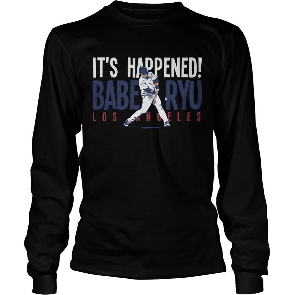 Hyun Jin Ryu Its Happened BABE RYU Los Angeles Shirt LongSleeve