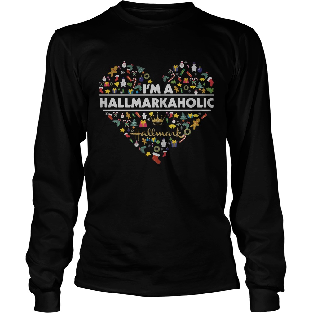 I Am A Hallmarkaholic Christmas Shirt LongSleeve