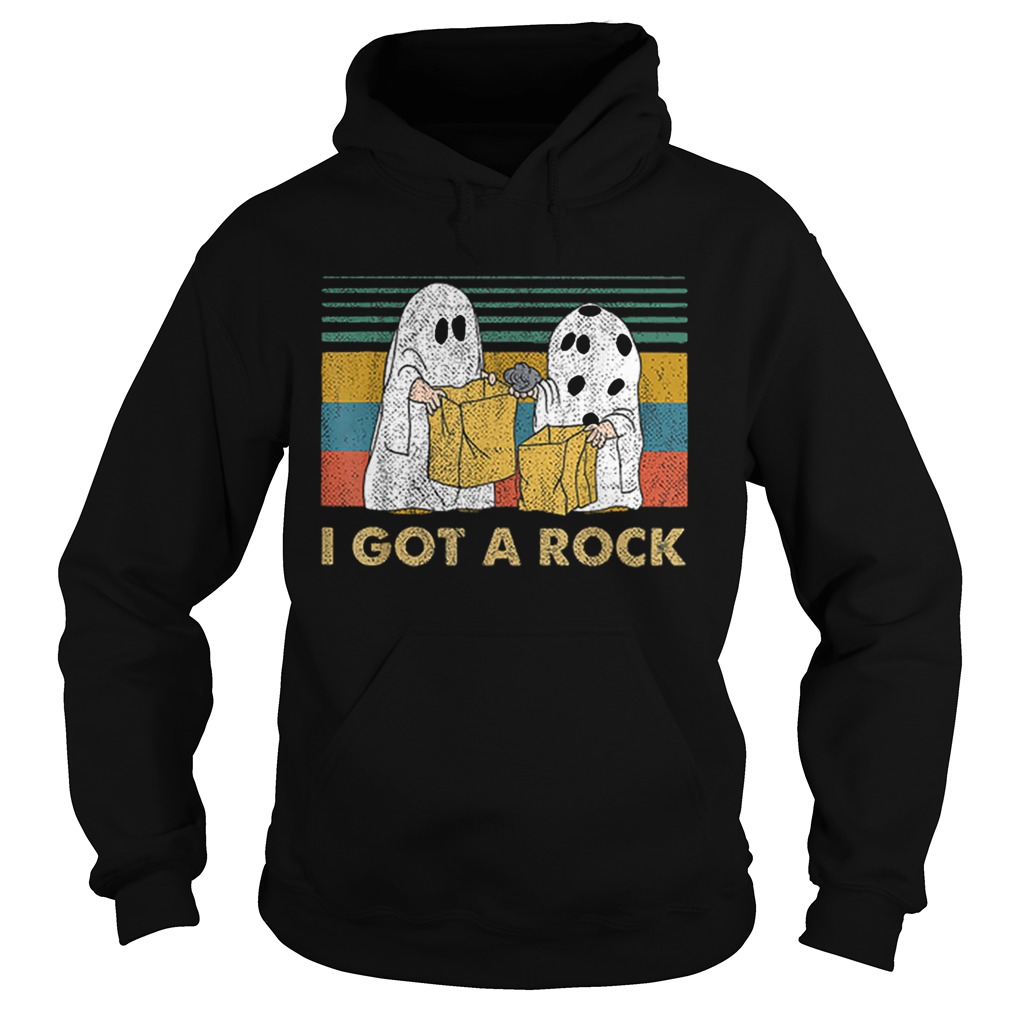 I Got A Rock Charlie Browns Ghost Halloween Hoodie