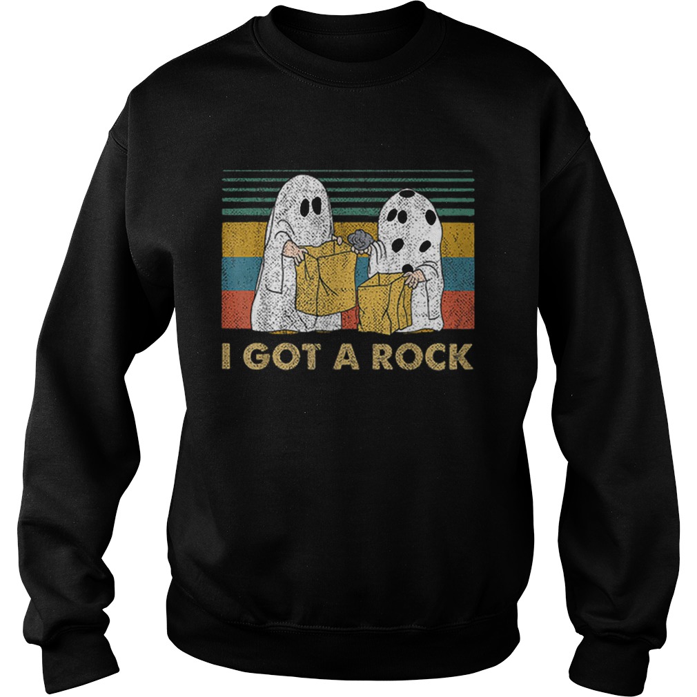 I Got A Rock Charlie Browns Ghost Halloween Sweatshirt