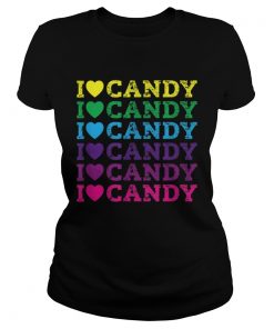 I love Candy Halloween Party Cute Trick or Treat  Classic Ladies