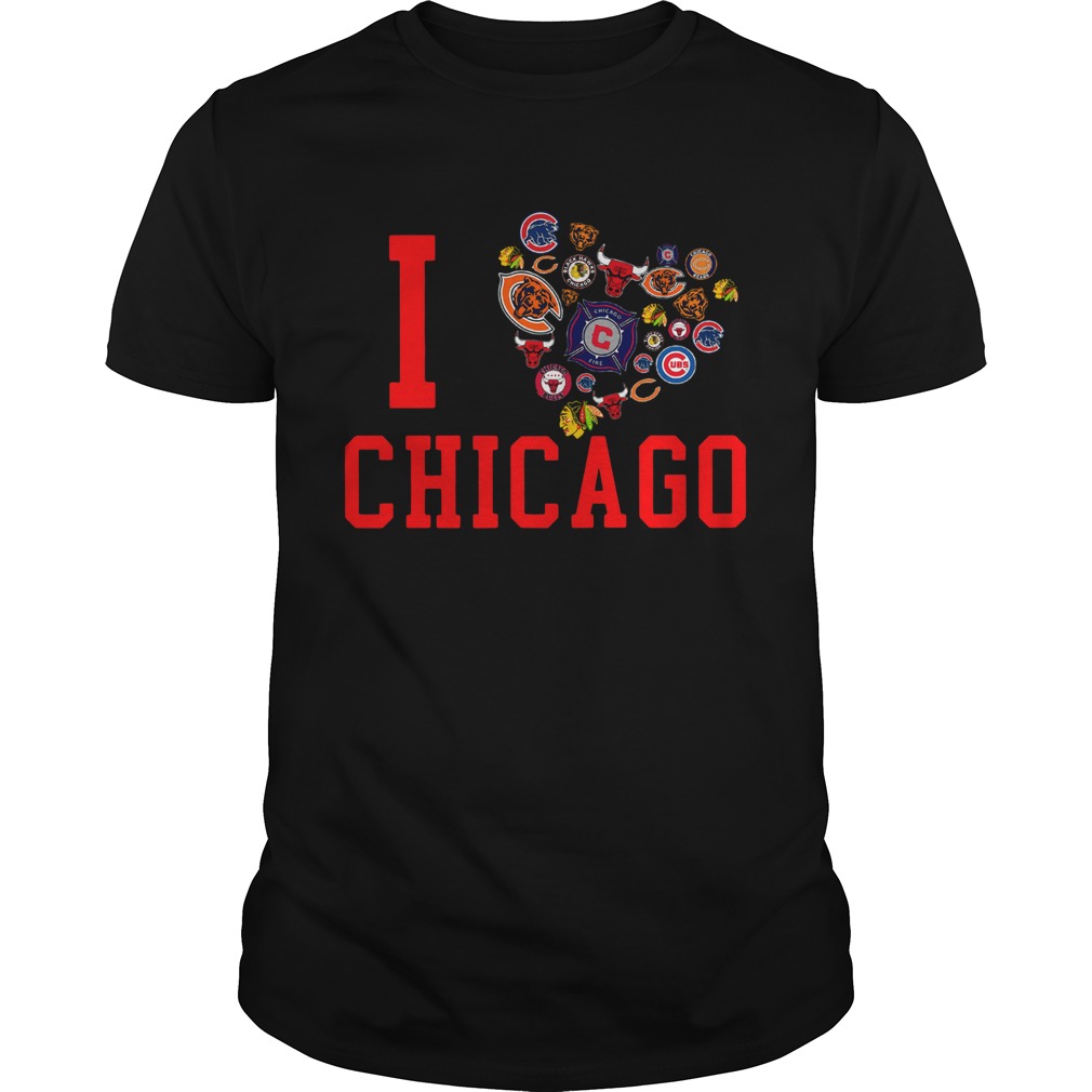 I love Chicago sport shirt