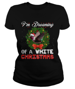 Im dreaming of a white Christmas bird  Classic Ladies