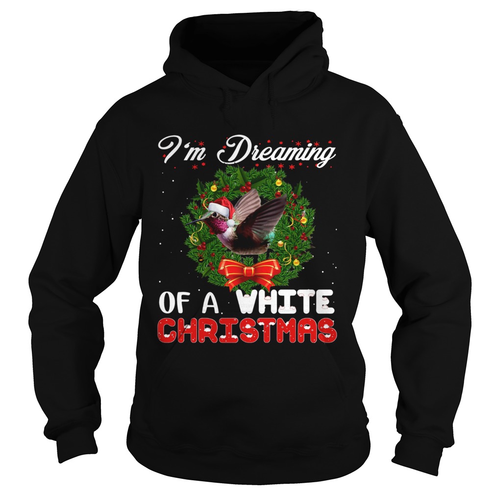 Im dreaming of a white Christmas bird Hoodie