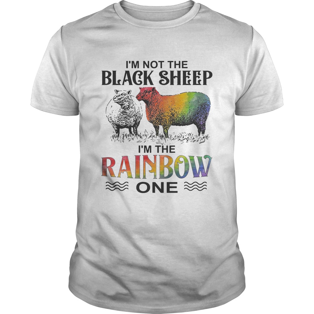 Im not the black sheep Im the rainbow one shirt