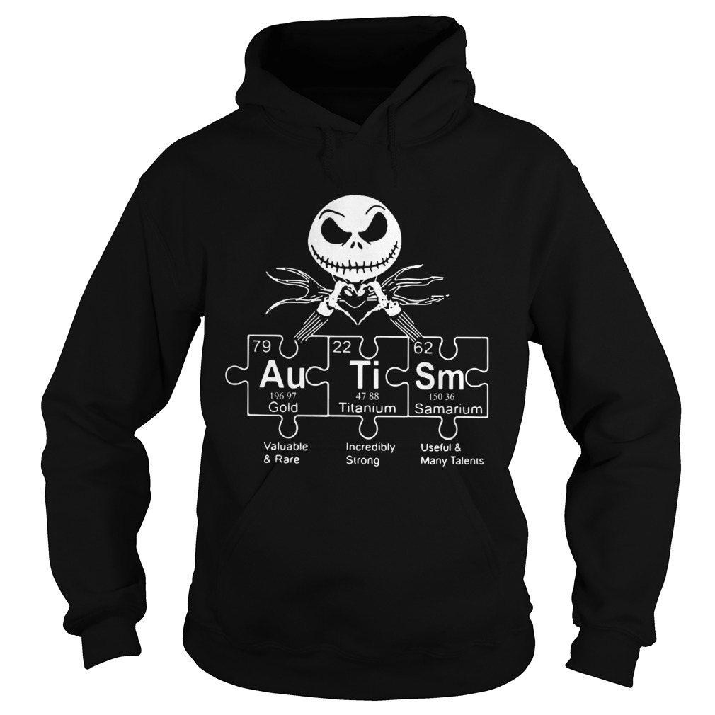 Jack Skellington Autism periodic table Hoodie