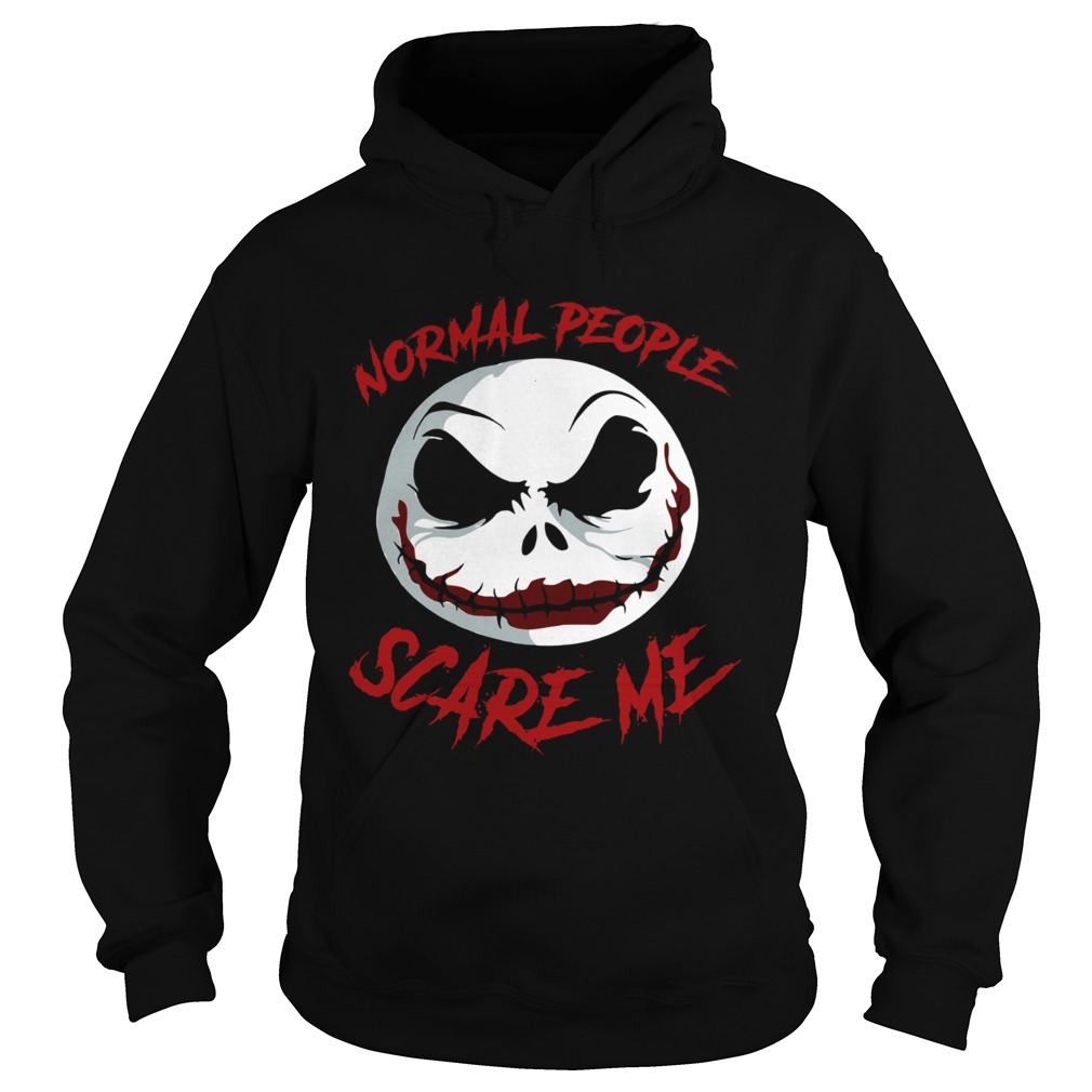 Jack Skellington Joker normal People scare me Hoodie